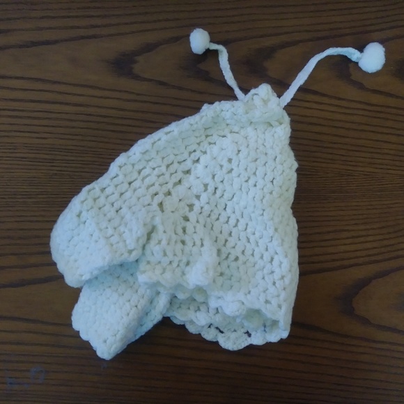 Vintage Baby Bunting Sweater w Draw String - Picture 4 of 4
